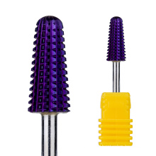 purple coating tornado nail drill bit for nail drill machine